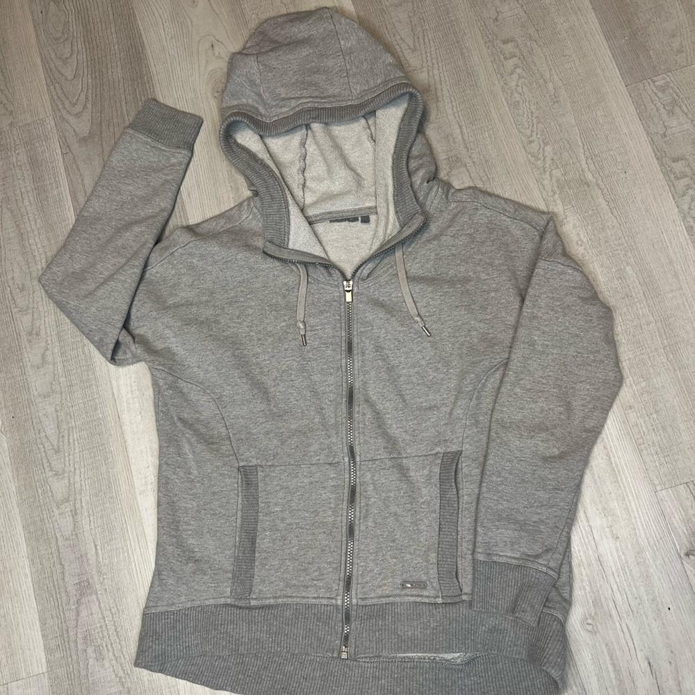 Athleta Gray Zip-Up Hoodie